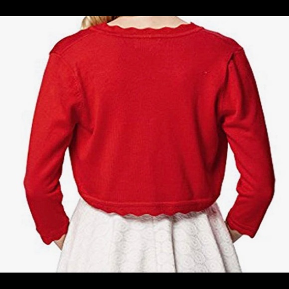 V-neck Cropped Cardigan - Picture 1 of 4